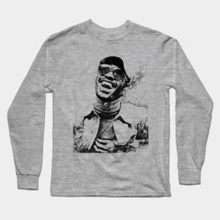 Stevie Wonder Faded Long Sleeve T-Shirt